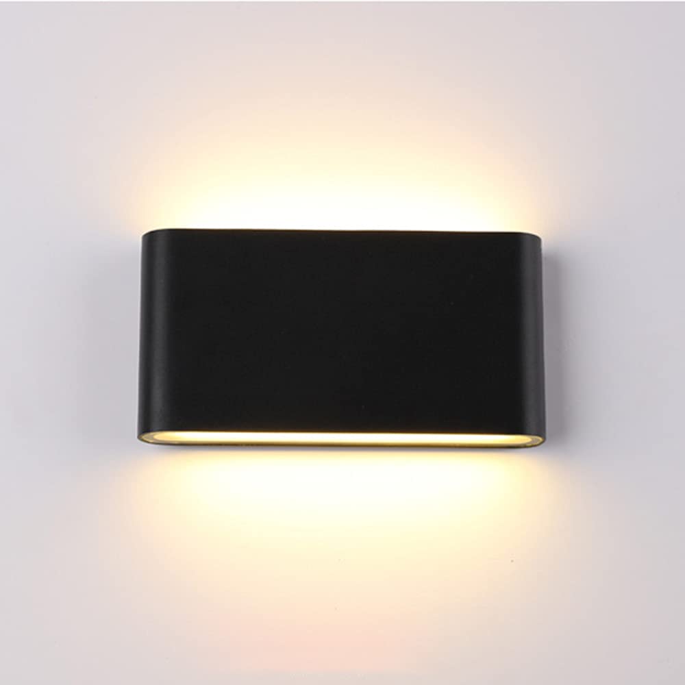 ウォッシュウォールライト器具スクエアip65上下壁り付け取り用防水コンチョッテ照明コンリビングルー寝室廊ムで、部屋の壁ライトコン屋外の中庭パティオ外部壁ランプ