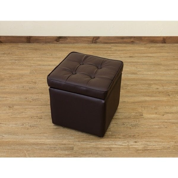 スツール 収納 木製 椅子 オットマン 収納スツール おしゃれ チェストベンチ ベンチチェア ブラウン い..