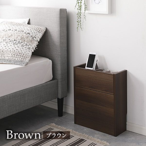 Terapowerのケーブルボックス 幅40cm 収納ボックス コードケース コード収納 スマホスタンド ケーブル隠し 配線カバー｜アングル3