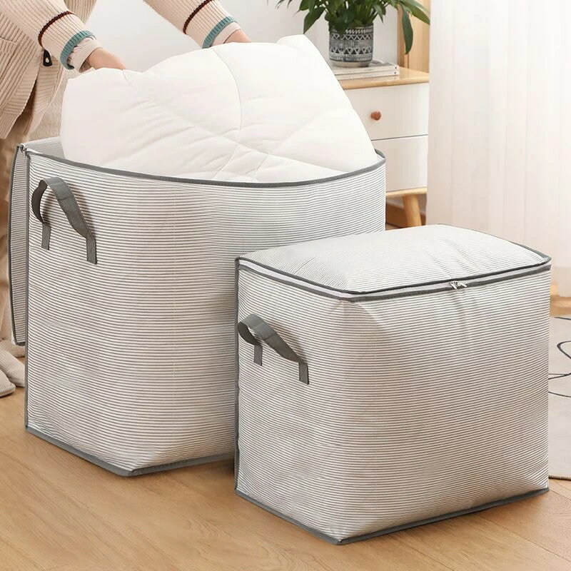 大きな掛け布団収納バッグ,防塵ワードローブ,衣類オーガナイザー,家庭用毛布,ジッパー式ソートバッグ,移動バッグ,収納ボックス