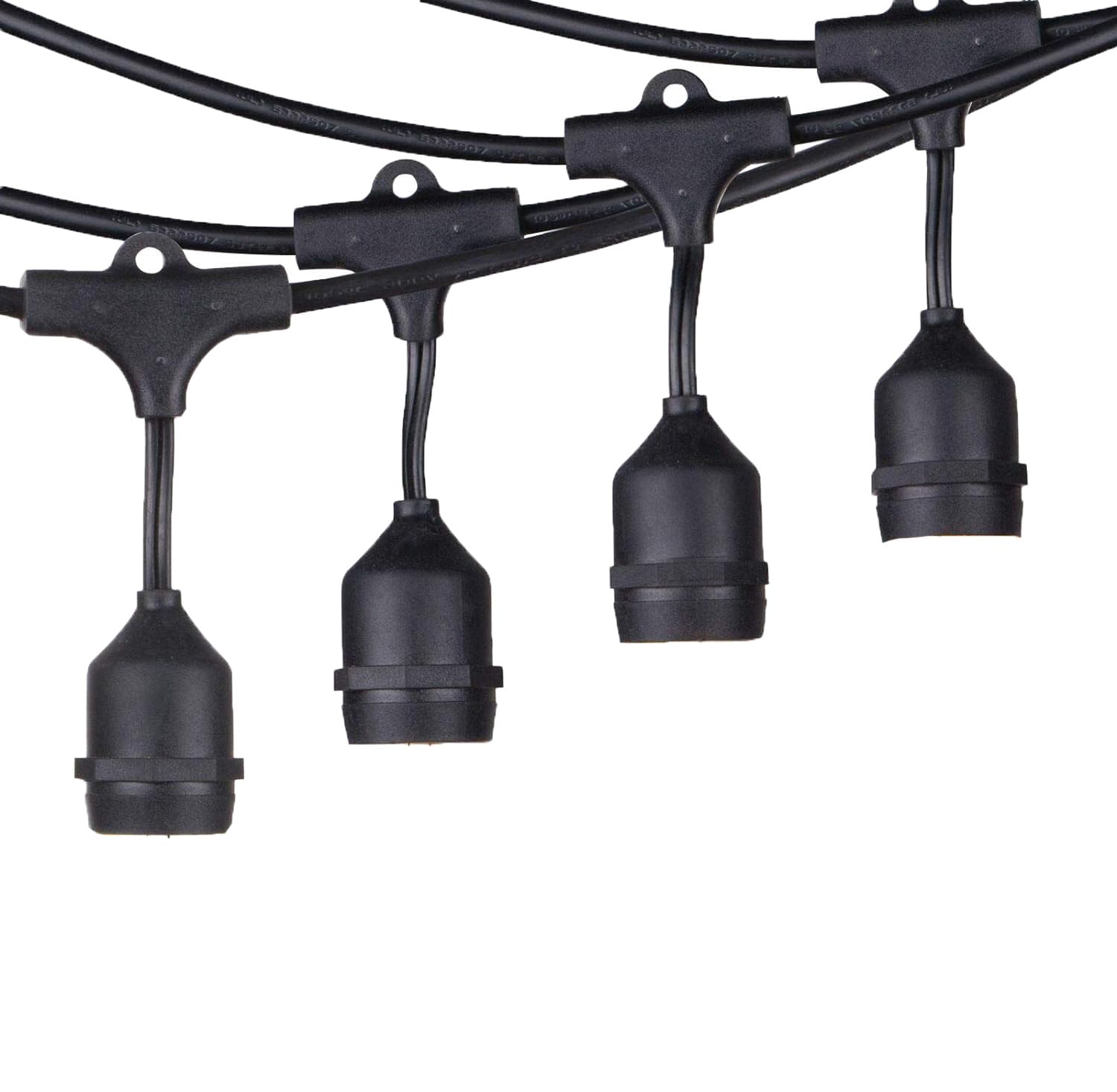 ストリングライトコード 防雨型 5M 7灯 屋外 防水 E26電球 キャンプ ベランダ ライト クリスマス 結婚..