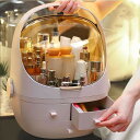 メイクボックス コスメボックス 化粧品収納 多機能 持ち運び 小物入れ 防塵 防水 美容 大容量 卓上収納 アクセサリー プレゼント 洗面所 母の日