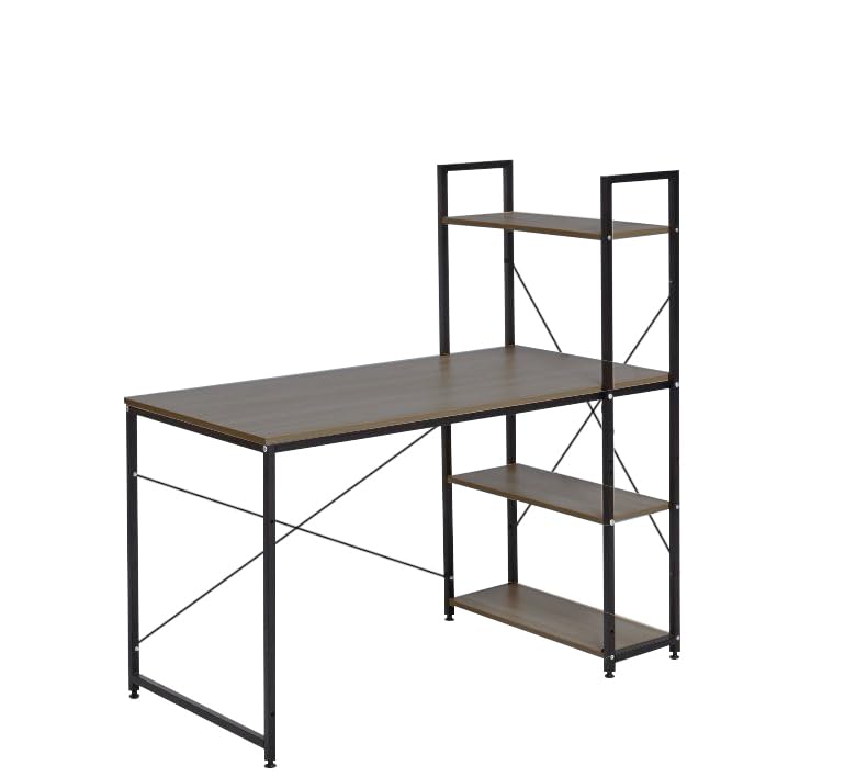 デスク ラック付デスク ゲーミングデスク 机 パソコンデスク組立式 パソコンデスク PCデスクラック付き..