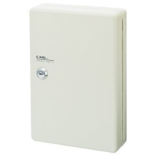 カール事務器（まとめ買い）キーボックス（コンパクトタイプ） 15個吊 CKB-C15-I [x3]