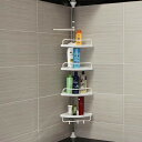 工場直送不屈のバスルームコーナーラックトイレタリー棚プラスチック無孔トイレタリー収納ラック