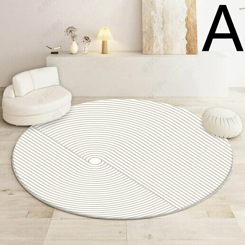 カシミヤの家を模したシンプルなリビングルーム軽量で贅沢な円形のティーマット家庭用寝室ベッドサイド絨毯直径160cm