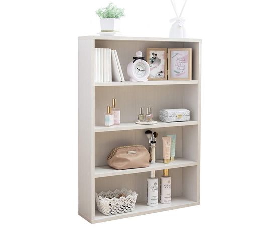 アイリスオーヤマ本棚 コミックラック 大容量 幅59.9×奥行15×高さ84CM オフホワイト