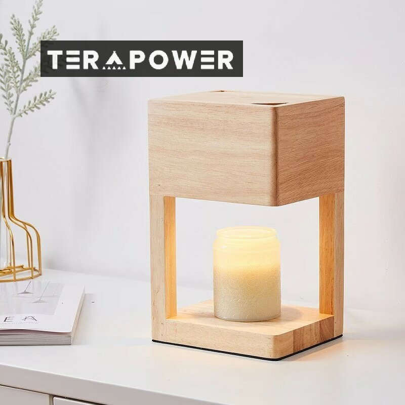 シンプル アロマセラピー メルティング ワックス ランプ フレグランス エッセンシャル オイル メルティ..