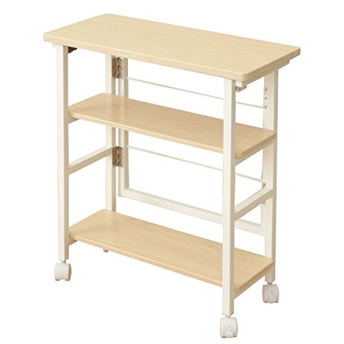 サイズ： サイドテーブル(折りたたみ) 幅57*奥行26*高さ65cm スリム ストッ