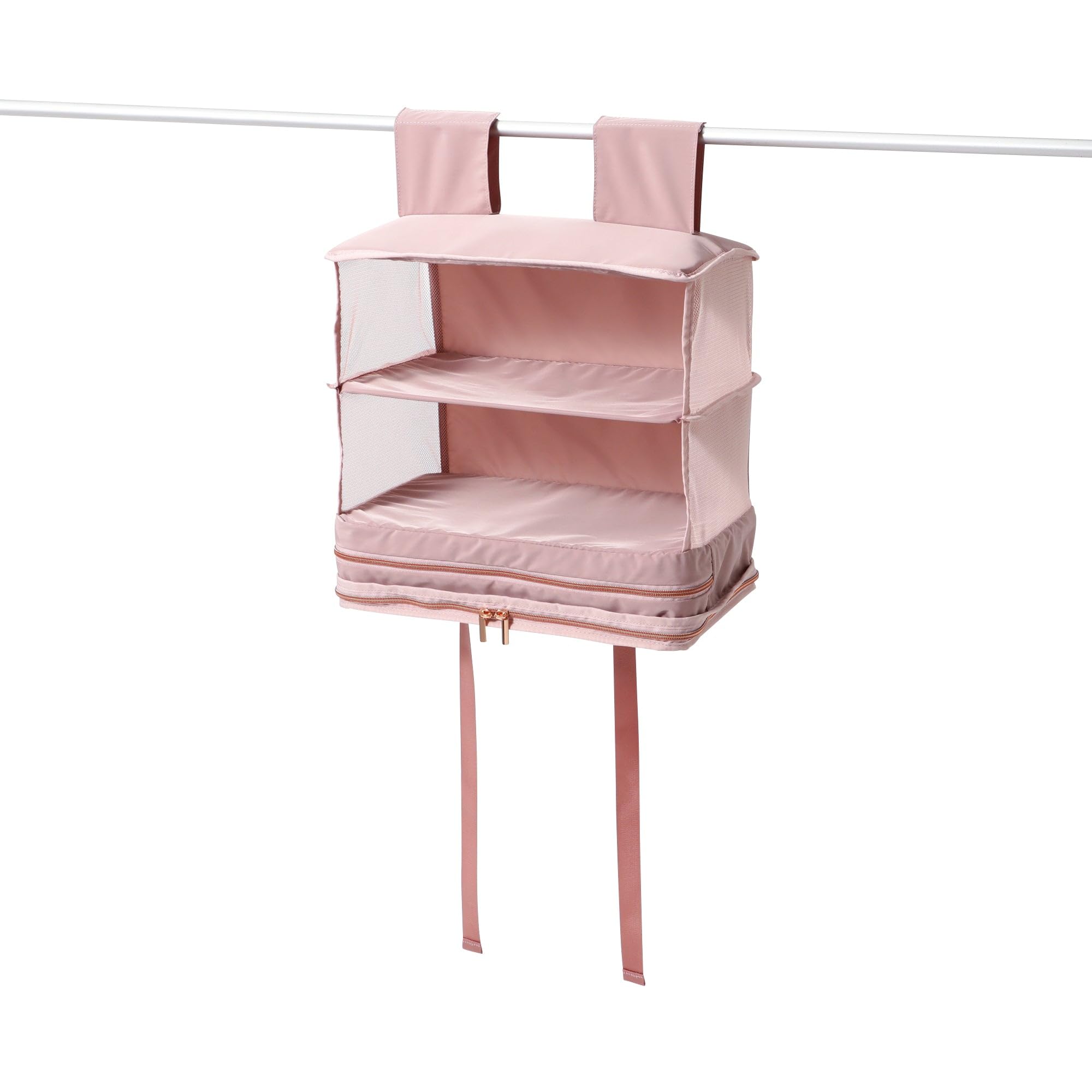 フランフラン フランフラン キルティング ハンギング圧縮オーガナイザー ピンク
