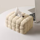 くりーむ もこもこ ティッシュ ボックス(3)