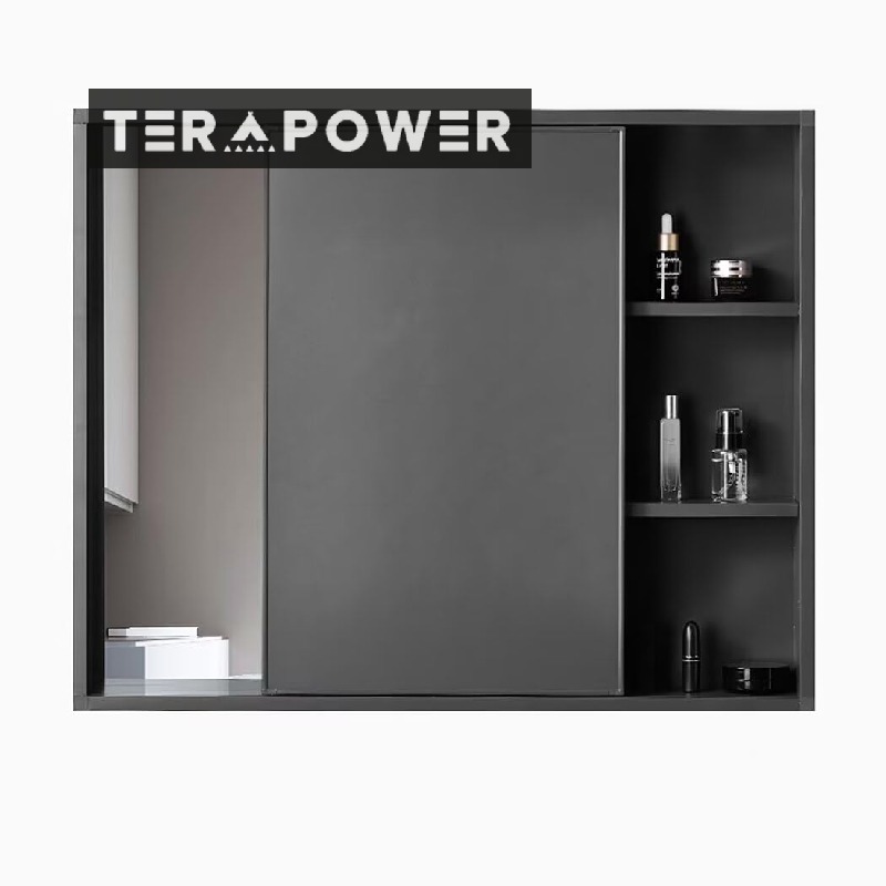 ミラーキャビネット 洗面所化粧台 キャビネット 浴室ミラー 鏡調節可能 洗面鏡 鏡隠し 収納棚付き お風..