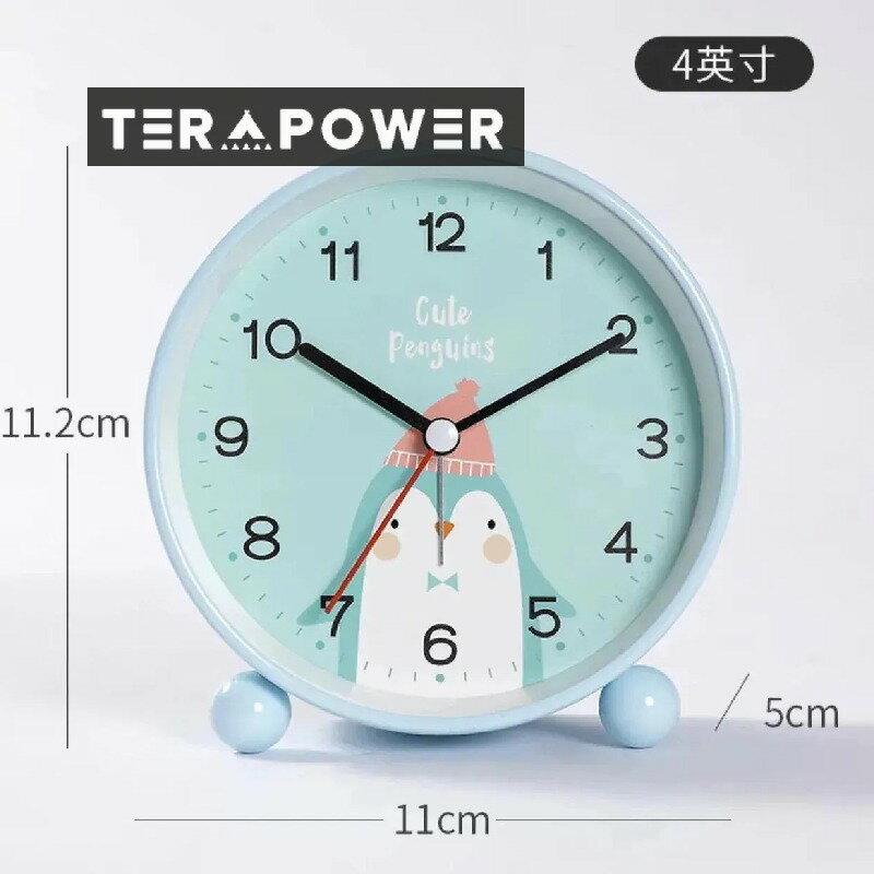 子供のウサギ目覚まし時計アイデアかわいい学生用ベッドサイド目覚まし時計静音デスク時計