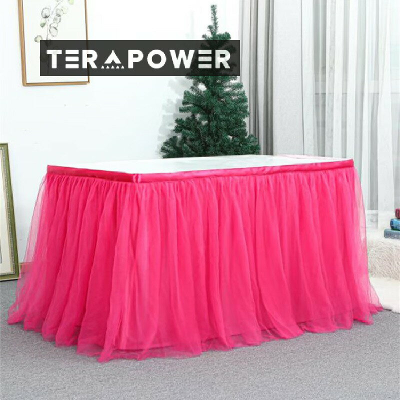 早い者勝ち 毛糸テーブルスカート デザートテーブル レーヨン バースデーパーティー ハロウィン フォー..