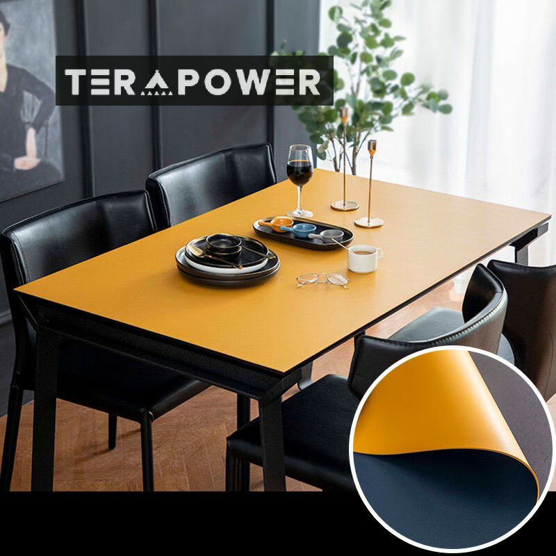 テーブルクロス レザー 革 テーブルマット テーブルカバー リバーシブル 防水 防油 耐熱 汚れ防止 四角形 長方形