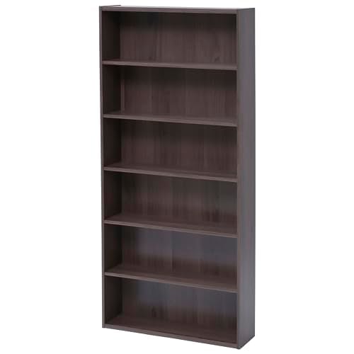 本棚 大容量 スリム 【全体耐荷重70*】 6段 幅60*奥行17*高さ