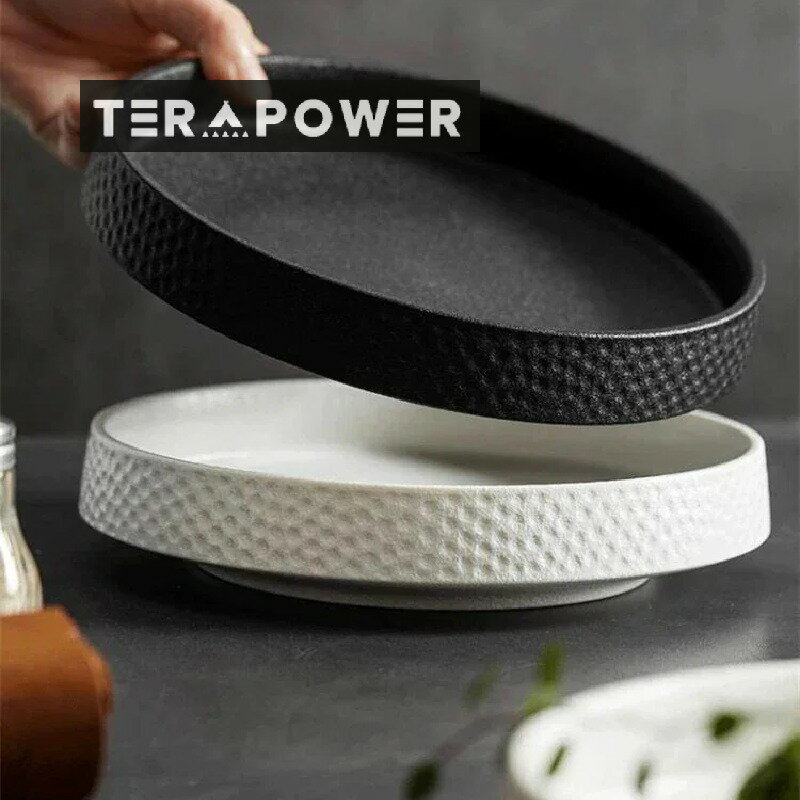 激安セール サラダボウル セラミック 食器 ウエスタンプレート レトロ ディーププレート シンプル 母の..