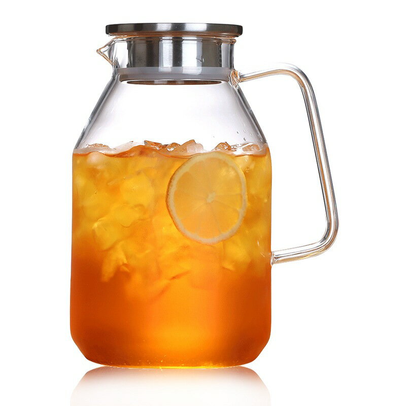 11高ホウケイ酸 大容量 冷やし ガラスケトル クールホワイト 沸騰ケトル 家庭用 ジュースタイポット フ..