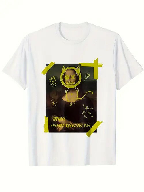 200グラムの創造的なTシャツ、スタイルトレンド、芸術、芸術なりすまし摩耗群衆のように、個性の追求に適した文化的なシャツの再創造の芸術に属しています。