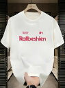 200g ホワイトTシャツ シンプルでスタイリッシュなデザイン、千鳥格子柄に配置された文字、ユニークな風味を追加ラウンドネックスタイル、ヘビーウェイトコットン生地、肌に優しく通気性、厚い質感。|詳細画像
