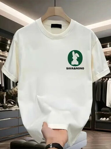 200gの白いTシャツで、左胸に緑色の丸いロゴがあり、内側には白いウサギの模様があり、ウサギの要素はしばしば人々にキュートでダイナミックな感覚を与え、全体的なデザインはシンプルで新鮮で、スタイルはカジュアルファッションになる傾向がある。 200gの白いTシャツで、左胸に緑色の丸いロゴがあり、内側には白いウサギの模様があり、ウサギの要素はしばしば人々にキュートでダイナミックな感覚を与え、全体的なデザインはシンプルで新鮮で、スタイルはカジュアルファッションになる傾向がある。