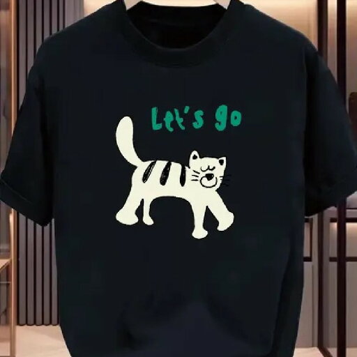 200gの上の1匹のかわいい猫は、風を持って歩いて、クールで可愛くて、元気いっぱいの「Let's go」の文字を組み合わせて、ファッション感がいっぱいです!日常的に街に出ても、友達との飲み会でも、これを着れば、人ごみの中で一番キラキラしています。 200gの上の1匹のかわいい猫は、風を持って歩いて、クールで可愛くて、元気いっぱいの「Let's go」の文字を組み合わせて、ファッション感がいっぱいです!日常的に街に出ても、友達との飲み会でも、これを着れば、人ごみの中で一番キラキラしています。