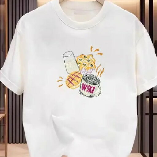 200gのイラストがとても萌えて、コーヒーカップ、ビスケット飲み物などの食べ物がいっぱいでの文字もあって雰囲気がいっぱいです。生地は柔らかくて肌にやさしくて、通気性が快適です。街に出ても、友達と食事の約束をしても、それを着ると美味しいものへの愛情が表れます。 200gのイラストがとても萌えて、コーヒーカップ、ビスケット飲み物などの食べ物がいっぱいでの文字もあって雰囲気がいっぱいです。生地は柔らかくて肌にやさしくて、通気性が快適です。街に出ても、友達と食事の約束をしても、それを着ると美味しいものへの愛情が表れます。
