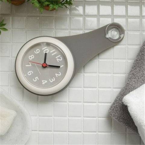 防滴時計 バス クロック 防水時計 2WAY 掛け時計 防滴クロック ウォールクロック 壁掛け お風呂用時計 ..