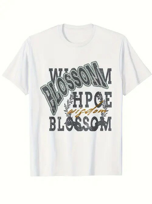 200グラム白いTシャツは、テキスト、スタイルレトロ、文学的な、パーソナライズされたテキスト表現の追求に適した、群衆の文学的な雰囲気がプリントされ、材料は希望、知恵や他の肯定的なイメージを伝える、主に綿である。