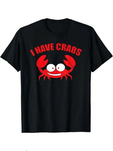200gの黒いTシャツに赤い文字と漫画のカニの模様がプリントされ、ユーモアの要素が好きな人に適した、奇抜で楽しいスタイルで、着やすい雰囲気を追求し、素材は綿です。 200gの黒いTシャツに赤い文字と漫画のカニの模様がプリントされ、ユーモアの要素が好きな人に適した、奇抜で楽しいスタイルで、着やすい雰囲気を追求し、素材は綿です。