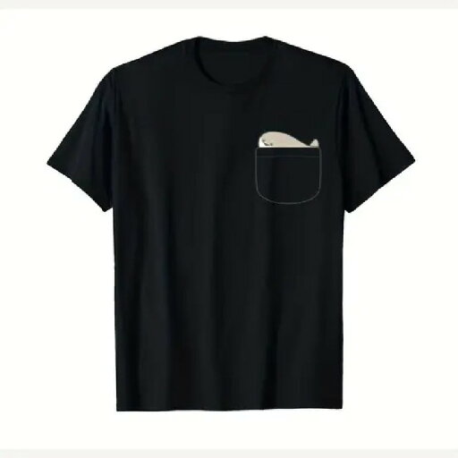 200gの黒の半袖Tシャツは、左胸のポケット柄から猫の頭が見え、猫のかくれんぼのような遊び心を演出するキュートなスタイル。コットン素材は着心地がよく通気性に優れ、ゆったりとしたフィットは日常使いに適している。 200gの黒の半袖Tシャツは、左胸のポケット柄から猫の頭が見え、猫のかくれんぼのような遊び心を演出するキュートなスタイル。コットン素材は着心地がよく通気性に優れ、ゆったりとしたフィットは日常使いに適している。