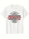 フロントに赤と黒のテキストとグラフィックを配した200gコットンTシャツ。 背景はグレーのサークルと黒と白のチェック柄で、全体的にフェミニンで刺激的なスタイル。
