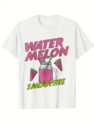 フロントにピンクとグリーンのテキストとグラフィックが入った200gのコットンTシャツ。 全体的にフレッシュで夏らしいフルーティーなスタイル。 フロントにピンクとグリーンのテキストとグラフィックが入った200gのコットンTシャツ。 全体的にフレッシュで夏らしいフルーティーなスタイル。