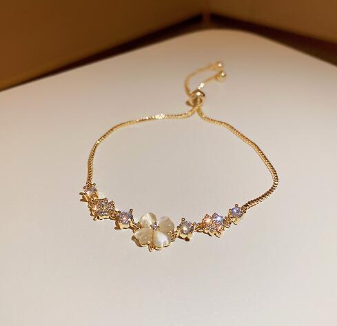 満ダイヤ氷藍霊蛇軽奢腕輪2025新型引き延ばし腕輪小衆高級感手飾