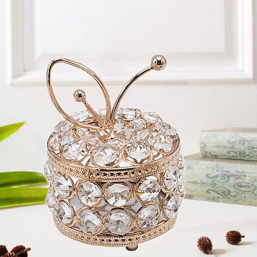 ネックレスジュエリーボックスユニークな装身具リングオーガナイザートレイギフト9x9x12cm