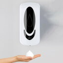 自動センサー液体食器用洗剤ディスペンサー液体石鹸容器USB充電タッチレスセンサー石鹸ポンプオフィスバスルーム空港用に壁に取り付けられています