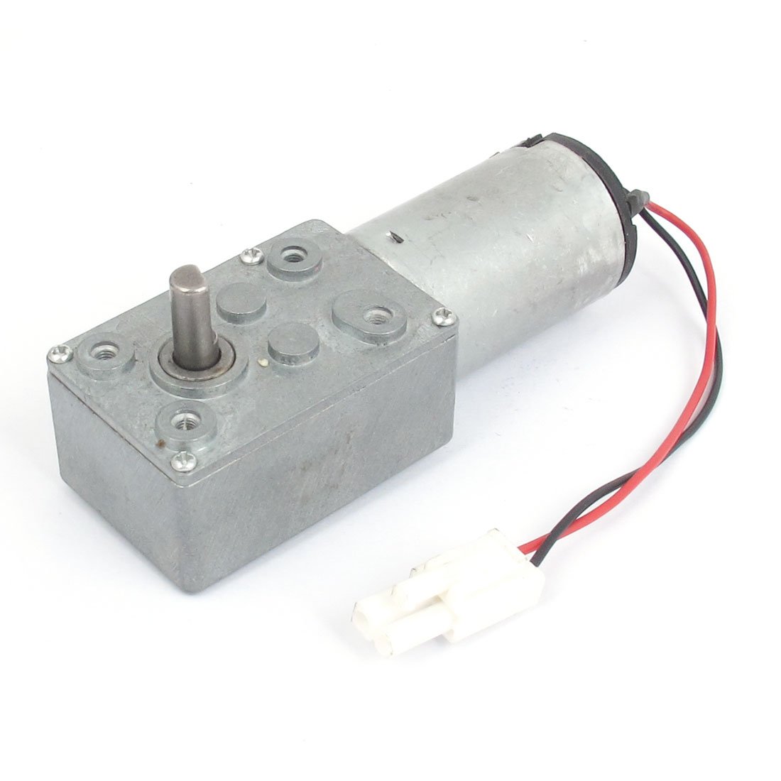 T DC モーター メタル製シルバーグレー 縮小モーター DC 12V 10RPM 6mm シャフト