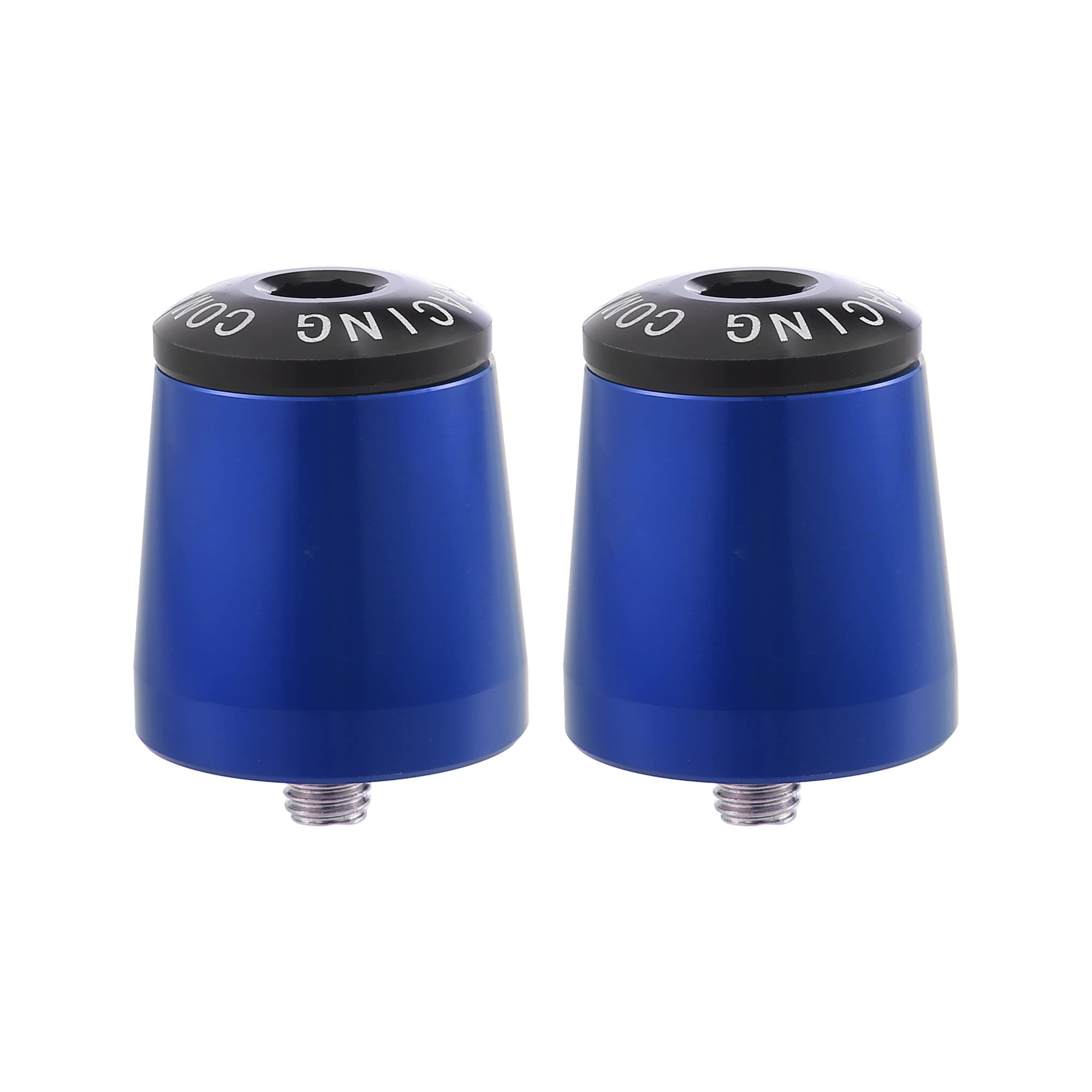 Tオートバイのハンドルバーエンドプラグ 22mm アルミニウム合金 ハンドルバーエンドプラグキャップ Kaw..