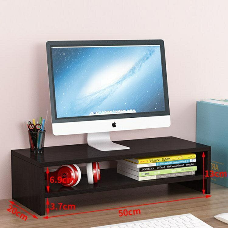 モニター台 モニタースタンド パソコン台 2段 キーボード マウス デスク収納 ラック スタンド 机上収納..
