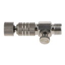 perfk エアーホース クイックリリース カプラー エアーブラシアダプター 1/8スレッド - 45mm