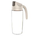 自動開閉オイルボトル漏れ防止ガラスオイルポットアプリコット600ml