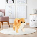 リアルなシミュレーション犬のおもちゃ長いぬいぐるみ動物の贈り物柴犬(3)