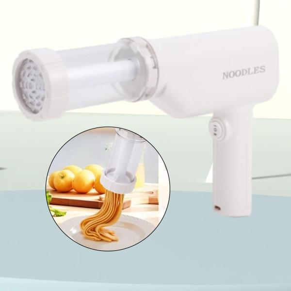 電動パスタメーカー ヌードメーカー ハンドヘルド 5ヘッド付き 電動ガジェット ヌードルメーカーマシン..
