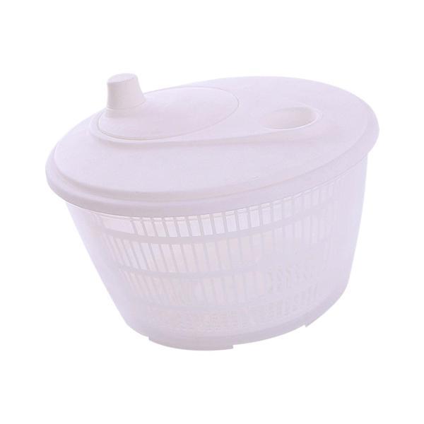 手動レタス乾燥機 大容量 ほうれん草 サラダ 仕込み ホワイト