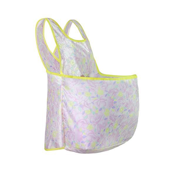 ランドリーエプロン 5kg 衣類 洋服エプロン 女性 母 プレゼント 快適 ピンク