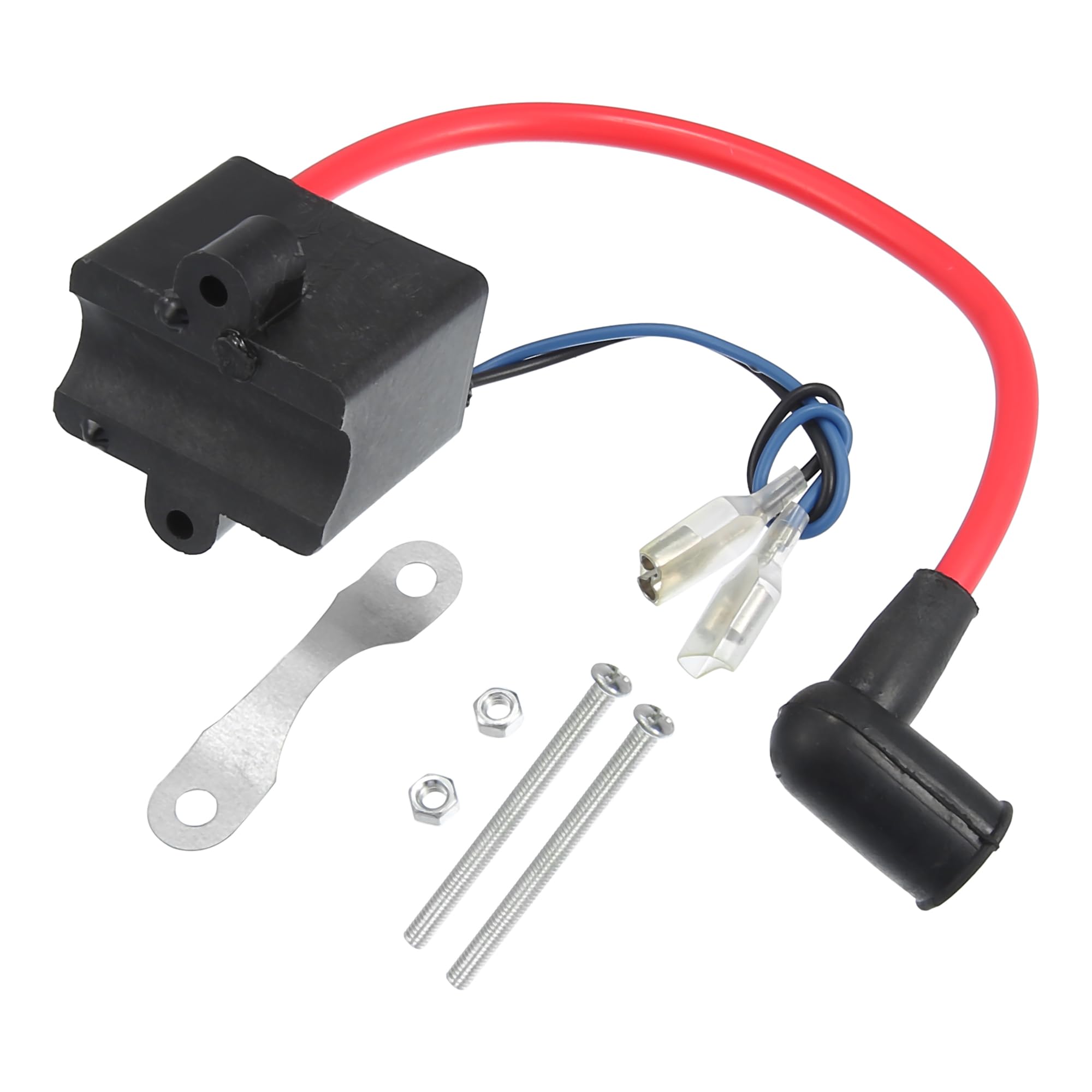 T オートバイCDI点火コイルモジュールキット 49cc - 50cc 60cc 66cc 80cc 2ストロークエンジンモーター..