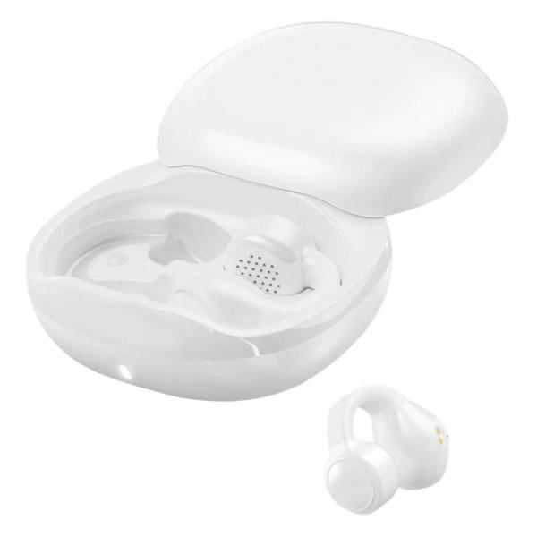 スポーツヘッドフォン V5.3 人間工学に基づいたワークアウト用イヤホン すべてのスマートフォン スポーツ ホワイト