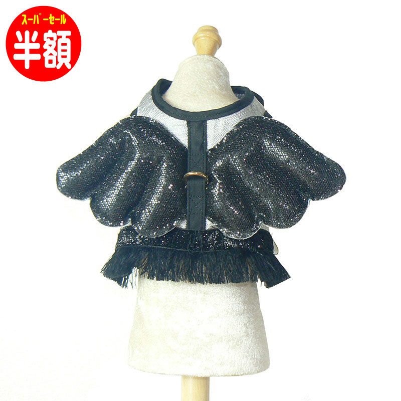【半額 スーパーSALE&ポイント5倍】 小型犬用 犬 ハーネス 簡単着脱 犬服兼用 一体型 海外ブランド GLITTER POOCH リトルデーモン ウイング おしゃれ かわいい マジックテープ式 おすすめ 小悪魔 羽