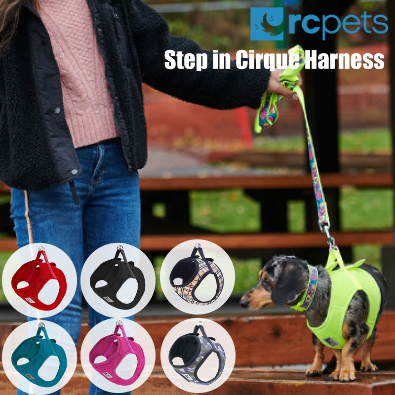 【スーパーセール 半額】 小型犬用 ハーネス メッシュ RC Pets 機能的 Step in Cirque Harness しつけ おしゃれ