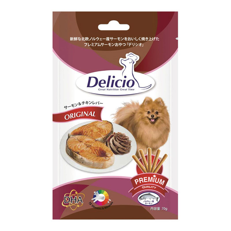 犬用 おやつ Delicio デリシオ オリジナル サーモン